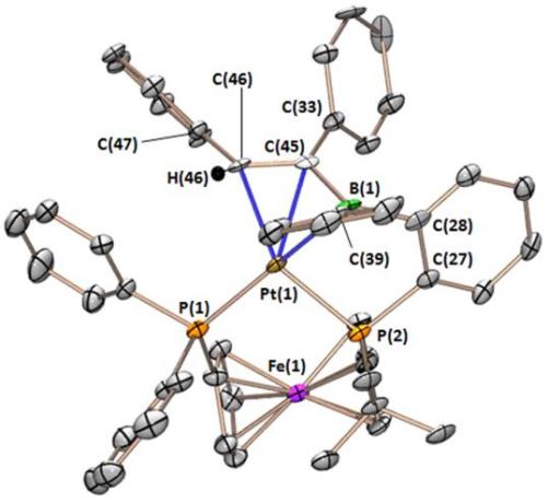 FcPPB to vinylborane